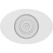 Ekena Millwork Standard Dalton Bullseye Rosette with Square Edge, 4"W x 2 3/4"H x 3/4"P ROSP040X028X075DAL02 - alternate 4